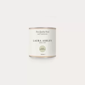 image of Laura Ashley Matt Emulsion Paint Pale Hedgerow Tester 100ml