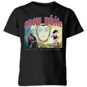 Image of Disney Snow White And Queen Grimhilde Kids T-Shirt - Black - 11-12 Years