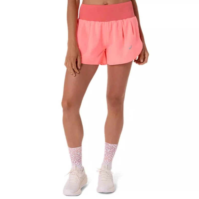 Image of Asics Road 3.5" Pink Womens Shorts, Size M