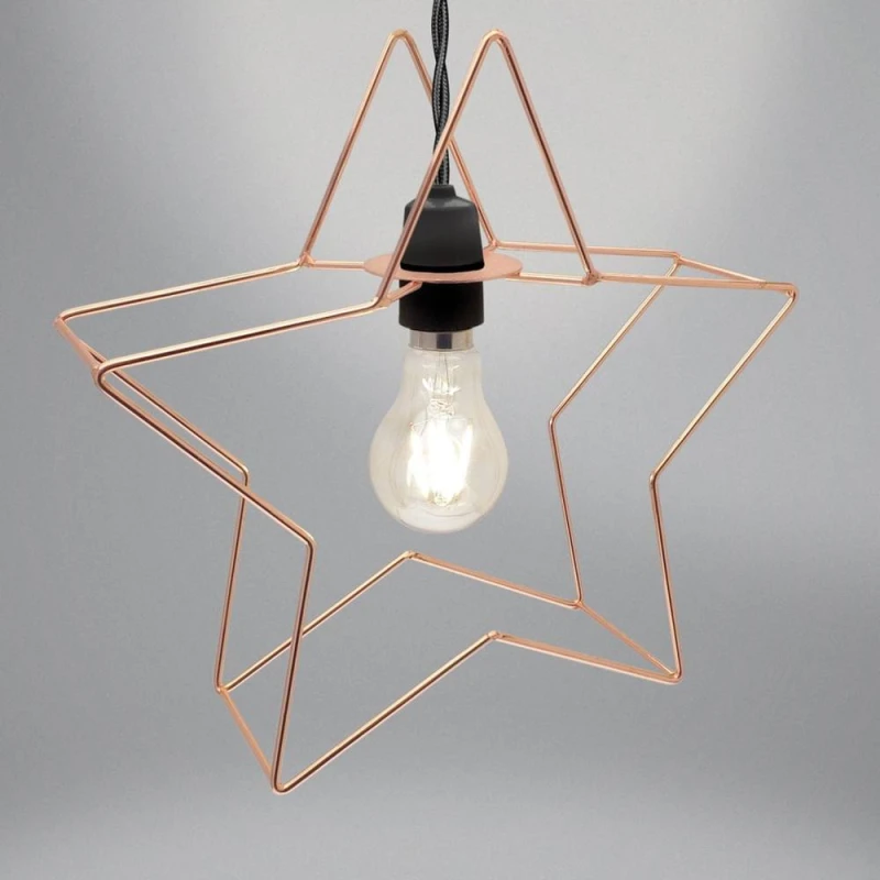Image of Country Club Country Club Easyfit Light Decoration - Star Copper Copper One Size Unisex 5023674175565
