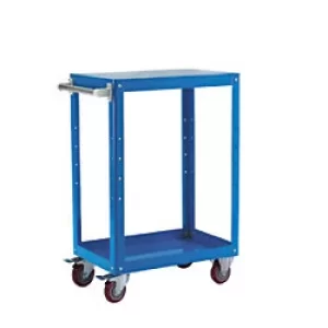 Image of GPC TI246Y Revesible Tray/Shelf Trolley, 2 Tier, 670 x 400 mm