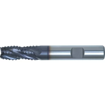 Image of 6.0 Weldon Standard Coarse Rough End Mill - TiAlN - Swisstech