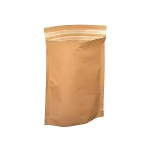 Image of Kraft Mailing Bag Gusset 180x235x80mm85mm Lip Pack of 50 KMB180