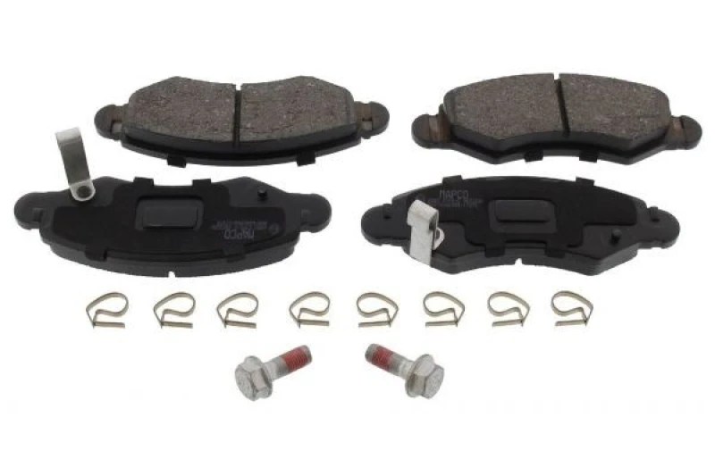 Image of MAPCO 6552 Brake pad set Front Axle, with acoustic wear warning, with anti-squeak plate Brake Pad Set,disc brake (402)