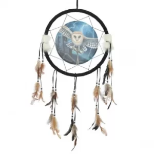 image of Heart of the Storm Owl Design Dreamcatcher Medium