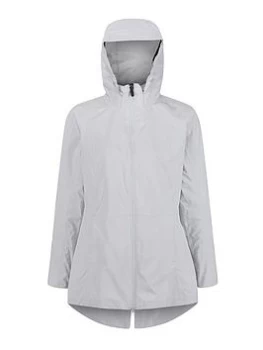 image of Regatta Pulton II Waterproof Shell Jacket - Light Grey, Light Grey, Size 12, Women