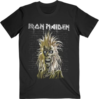 Image of Iron Maiden - Eddie 40th Anniversary Unisex Large T-Shirt - Black