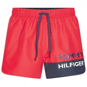 Image of Tommy Bodywear Bold Runner Swim Shorts - Red Glare