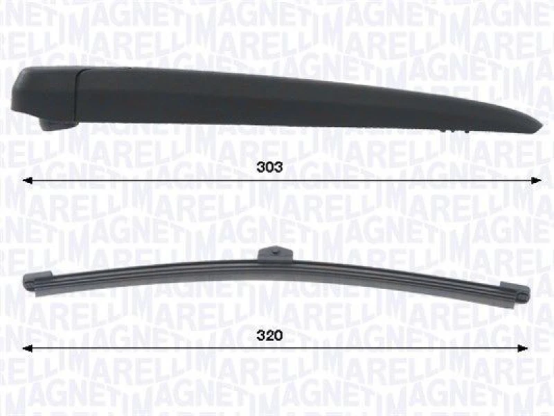Image of MAGNETI MARELLI Wiper arm set MAGNETI MARELLI 000723180464