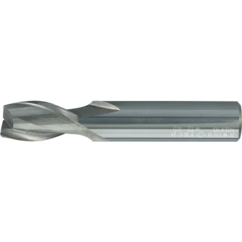 image of 3.00MM Carbide 2 Flute Plain Shank Short Series Slot Drill - Uncoated