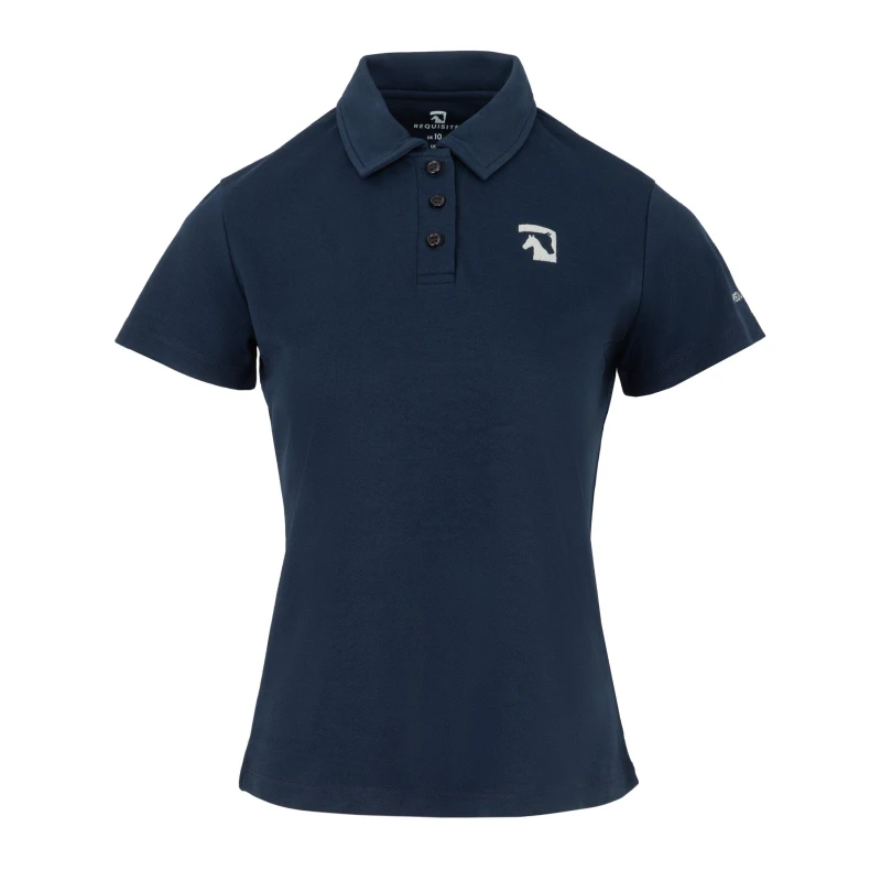 Image of Requisite Polo Top Womens - Blue Blue 10