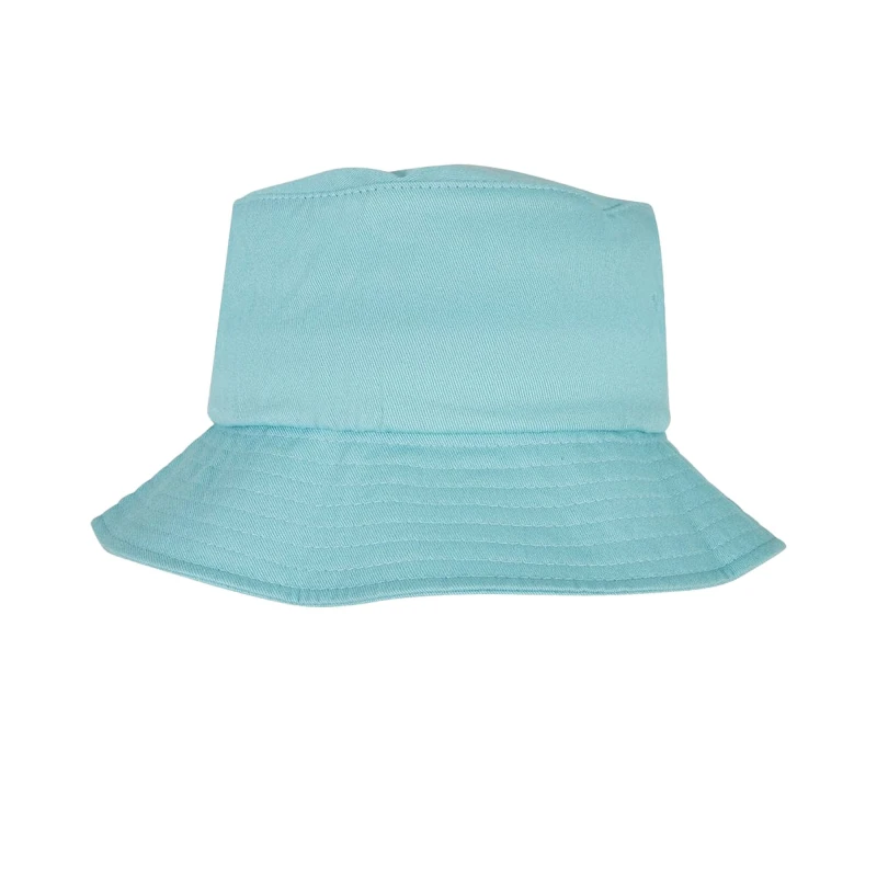 Image of Flexfit by Yupoong Mens Cotton Twill Bucket Hat in Baby Blue Baby Blue Male One Size