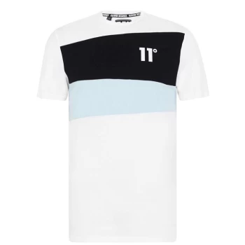 Image of 11 Degrees Astro T Shirt - Wht/Blk/Green