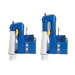 Image of Dudley Turbo 88 2 Part Adjustable Flushing Syphon - 191-241mm