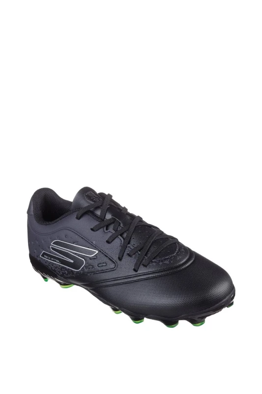Image of Skechers Razor Juniors Firm Ground Football Boots - Black 4