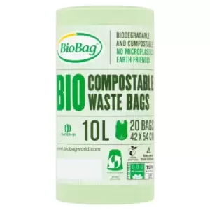 image of Bio Bag BioBag 10L Compostable Bin Liners