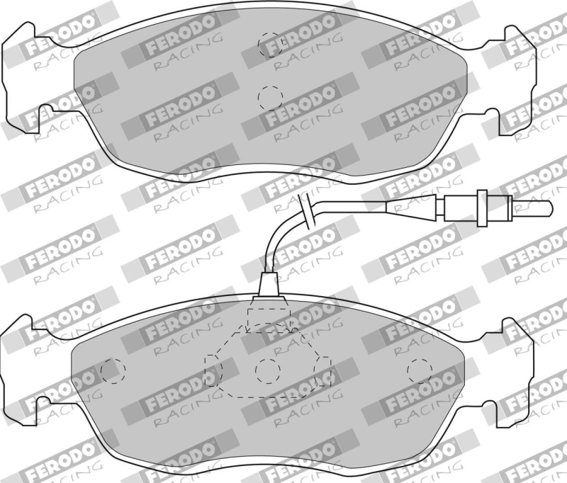 Image of FERODO RACING Brake pad set FERODO RACING FDS876