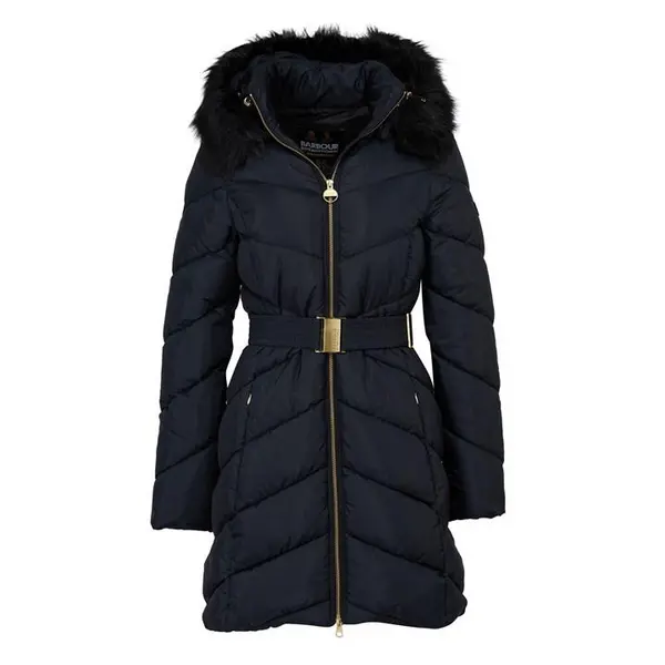 Image of Barbour International East Moor Quilted Jacket - Black 18