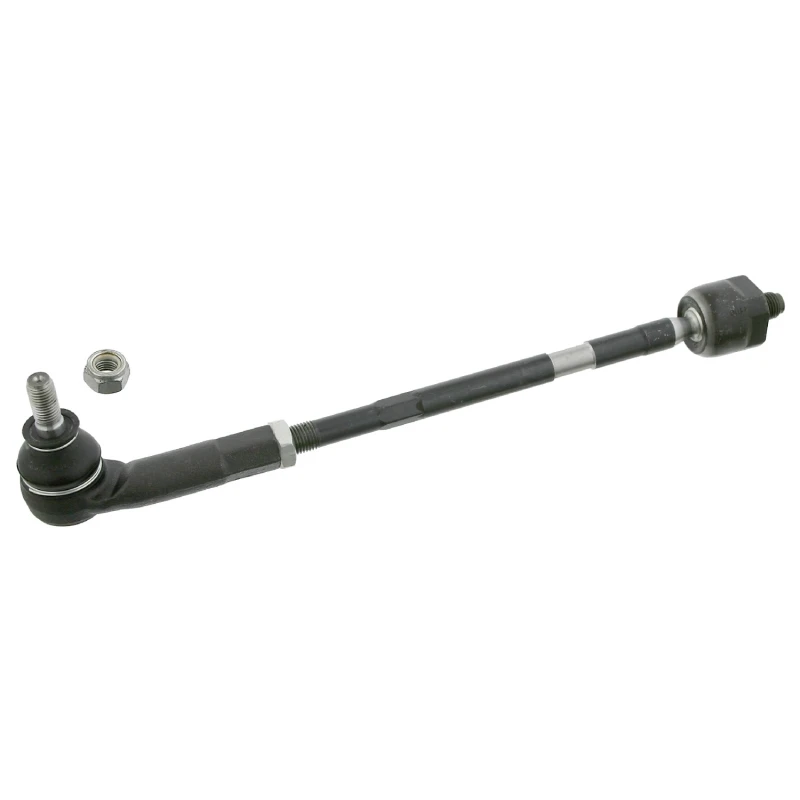 Image of FEBI BILSTEIN 26253 Tie Rod OE Turbo NEW, Front Axle Left, with lock nut Rod Assembly (284)
