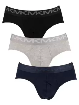 Image of Stretch Factor 3 Pack Low Rise Briefs