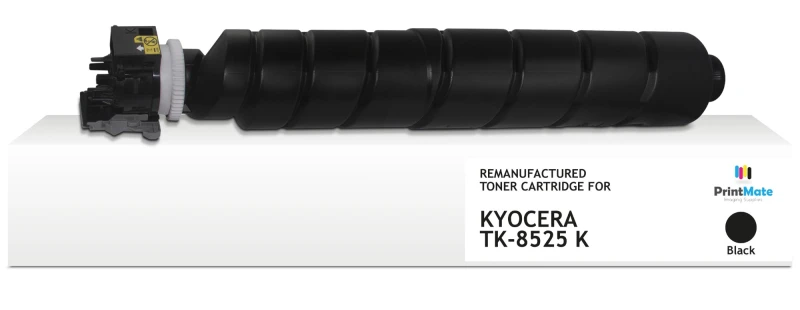 Image of PrintMate KYOCERA TK-8525K. remanufactured toner. Black 30000p
