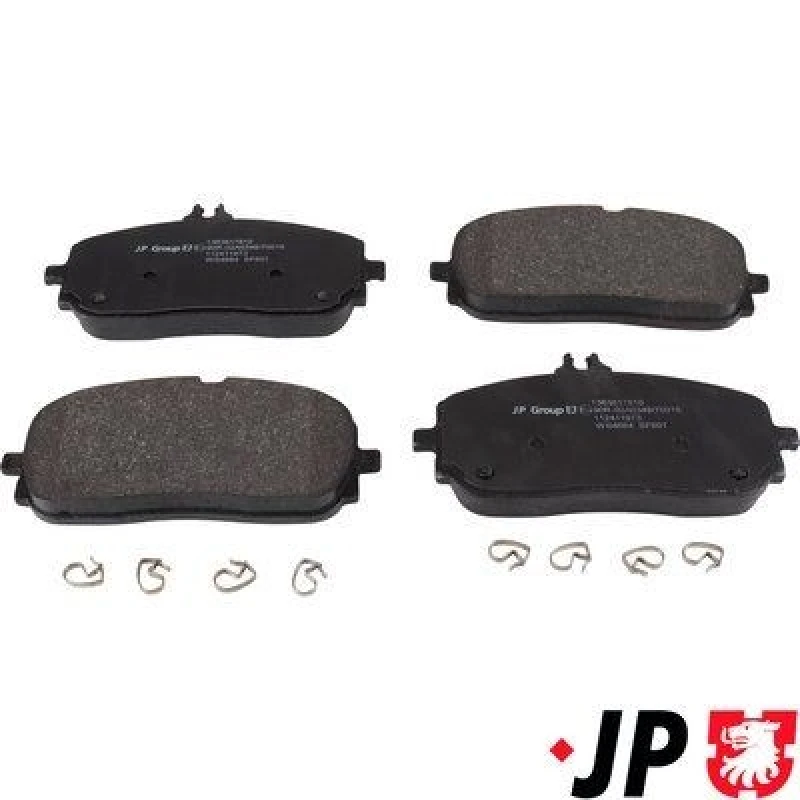 Image of JP GROUP Brake pad set JP GROUP 1363617810