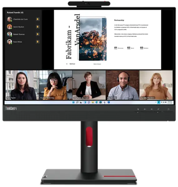 image of Lenovo ThinkCentre Tiny-In-One 22 21.5" 12N8GAT1UK Full HD LED Monitor