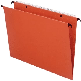 Image of Esselte 10402 Foolscap Orgarex Suspension File - Orange (25 Pack)