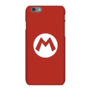 image of Nintendo Super Mario Mario Logo Phone Case - iPhone 6S - Snap Case - Gloss