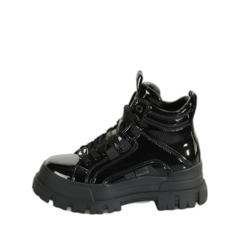 Image of Buffalo Womens lace-up boots Buffalo Aspha Nc Mid Noir Female 37
