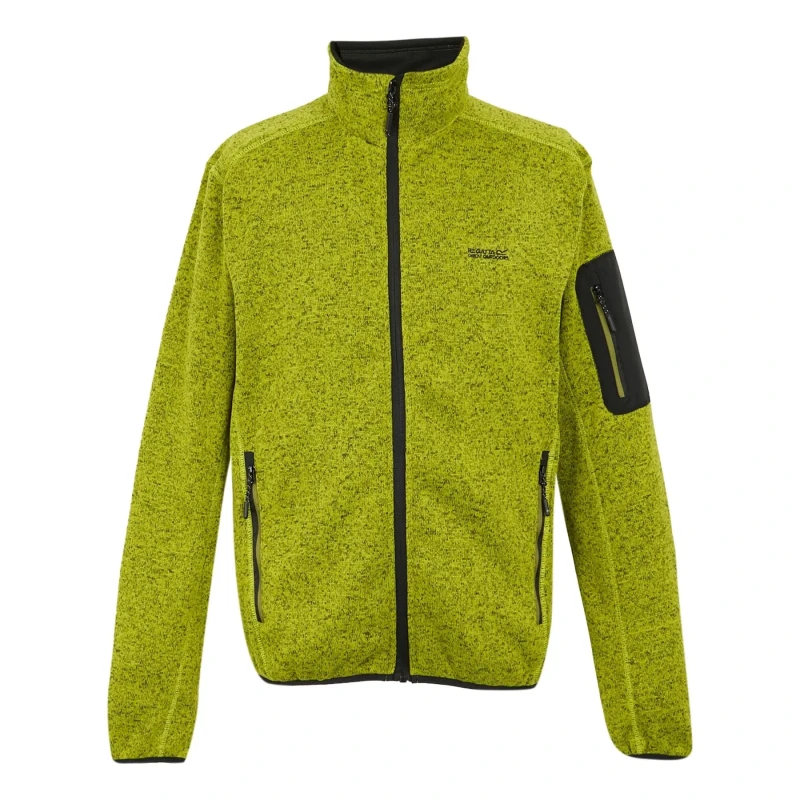 Image of Regatta Mens Newhill Full Zip Breathable Fleece Jacket S - Chest 37-38' (94-96.5cm) Nephrite Green RMA554-1W3-S