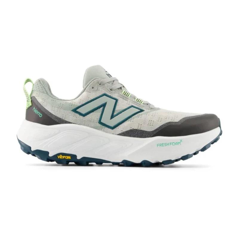 Image of New Balance Fresh Foam X Hierro v9 Shoes Gray White SS26, Size 43 - EUR