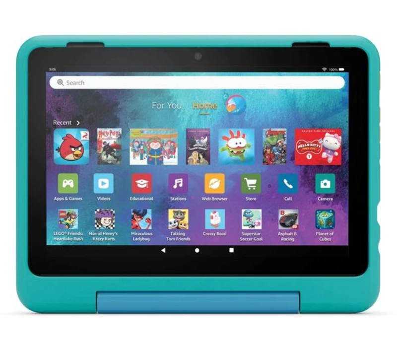 Image of Amazon Amazon Fire HD 8 Kids Pro Tablet for 6 -12, 8" 32GB Teal