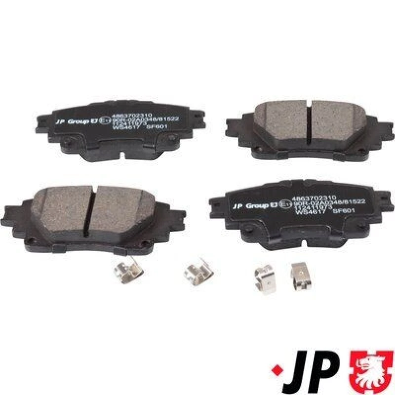 Image of JP GROUP Brake pad set JP GROUP 4863702310