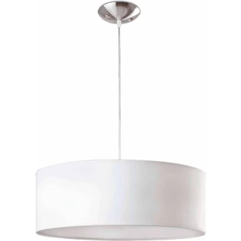 image of Faro Lighting - Faro Seven - 3 Light Large Round Ceiling Pendant White, E27