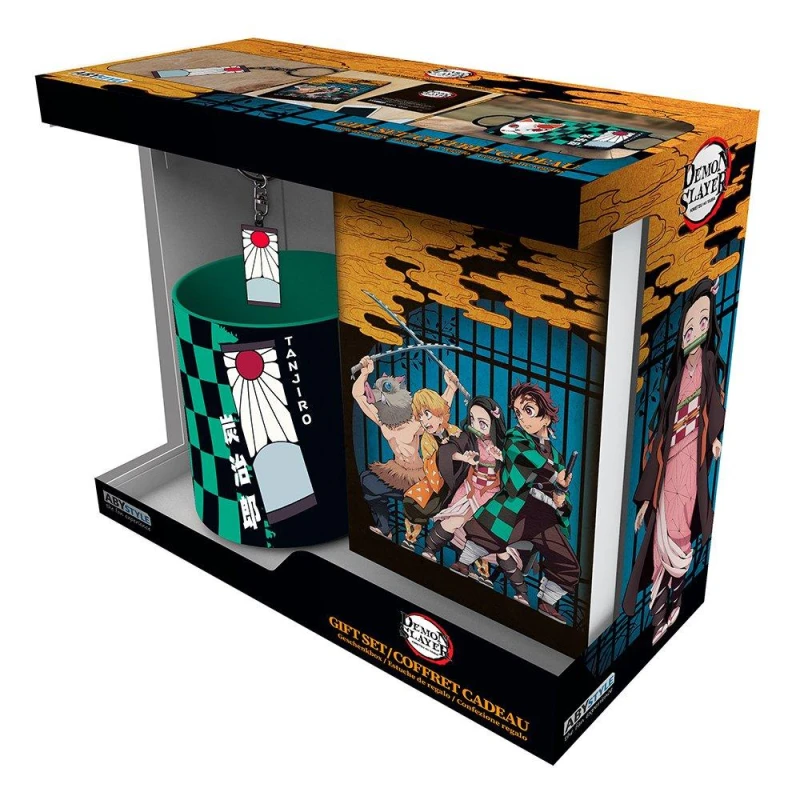 Image of Demon Slayer Keyring & Notebook - Tanjiro