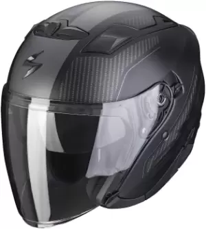 Image of Scorpion EXO-230 Condor Jet Helmet, black-grey, Size 2XL, black-grey, Size 2XL