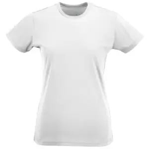 Image of Russell Ladies/Womens Slim Short Sleeve T-Shirt (L) (White)