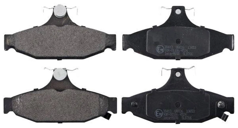 Image of A.B.S. 38413 Brake pad set with acoustic wear warning Brake Pad Set,disc brake (402)