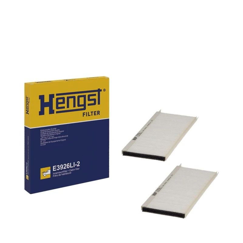 Image of HENGST FILTER E3926LI-2 Pollen filter Pollen Filter Filter,interior air (424)