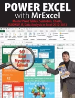Image of power excel with mrexcel master pivot tables subtotals charts vlookup if da