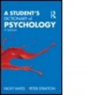 Image of A Students Dictionary of Psychology by Nicky Hayes Paperback