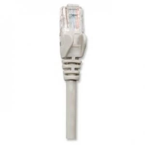 image of Intellinet Network Patch Cable Cat5e 20m Grey CCA F/UTP PVC RJ45 Gold Plated Contacts Snagless Booted Polybag