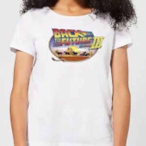 image of Back To The Future Lasso Womens T-Shirt - White