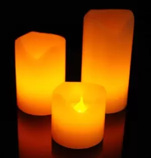 Image of Sentik LED Mood Candles (3 Pack) Warm White