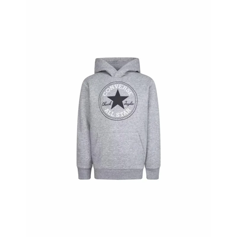 Image of Converse Child hoodie Converse Fleece CTP Core Po Gris Male 5/6 ans