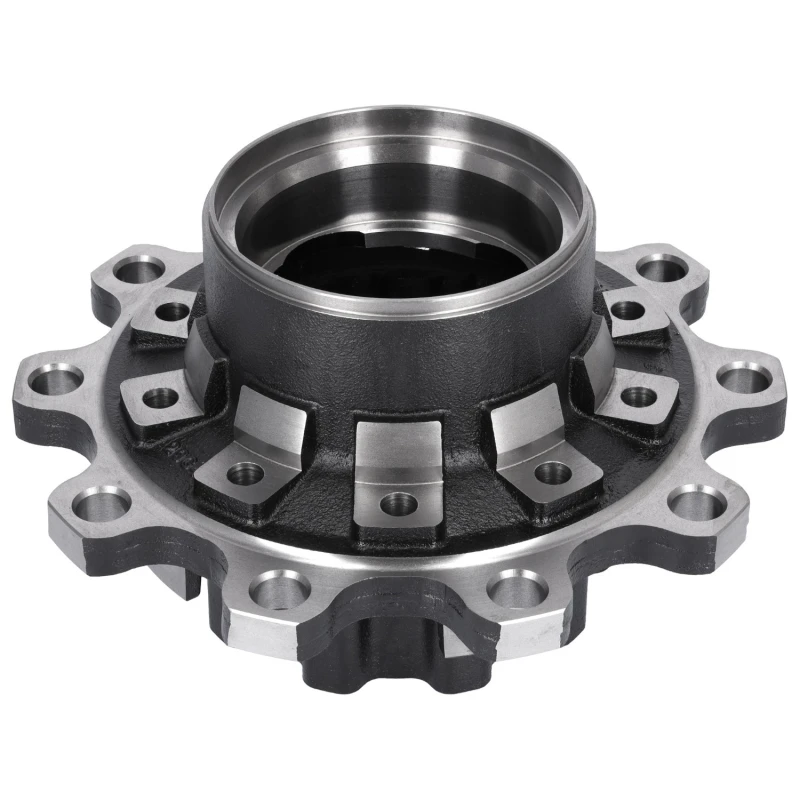 Image of FEBI BILSTEIN 179845 Wheel Hub Rear Axle, without wheel bearing Wheel Hub (653)