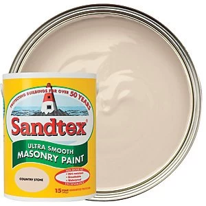 image of Sandtex Ultra Smooth Masonry Paint - Country Stone 5L