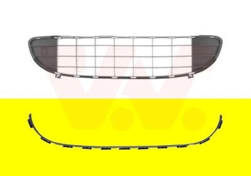Image of VAN WEZEL Bumper moulding VAN WEZEL 4060480