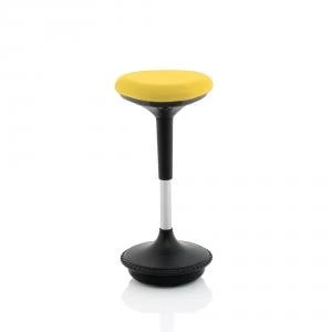 Image of Trexus Sitall Deluxe Visitor Stool Fabric Seat Mustard Ref BR000214